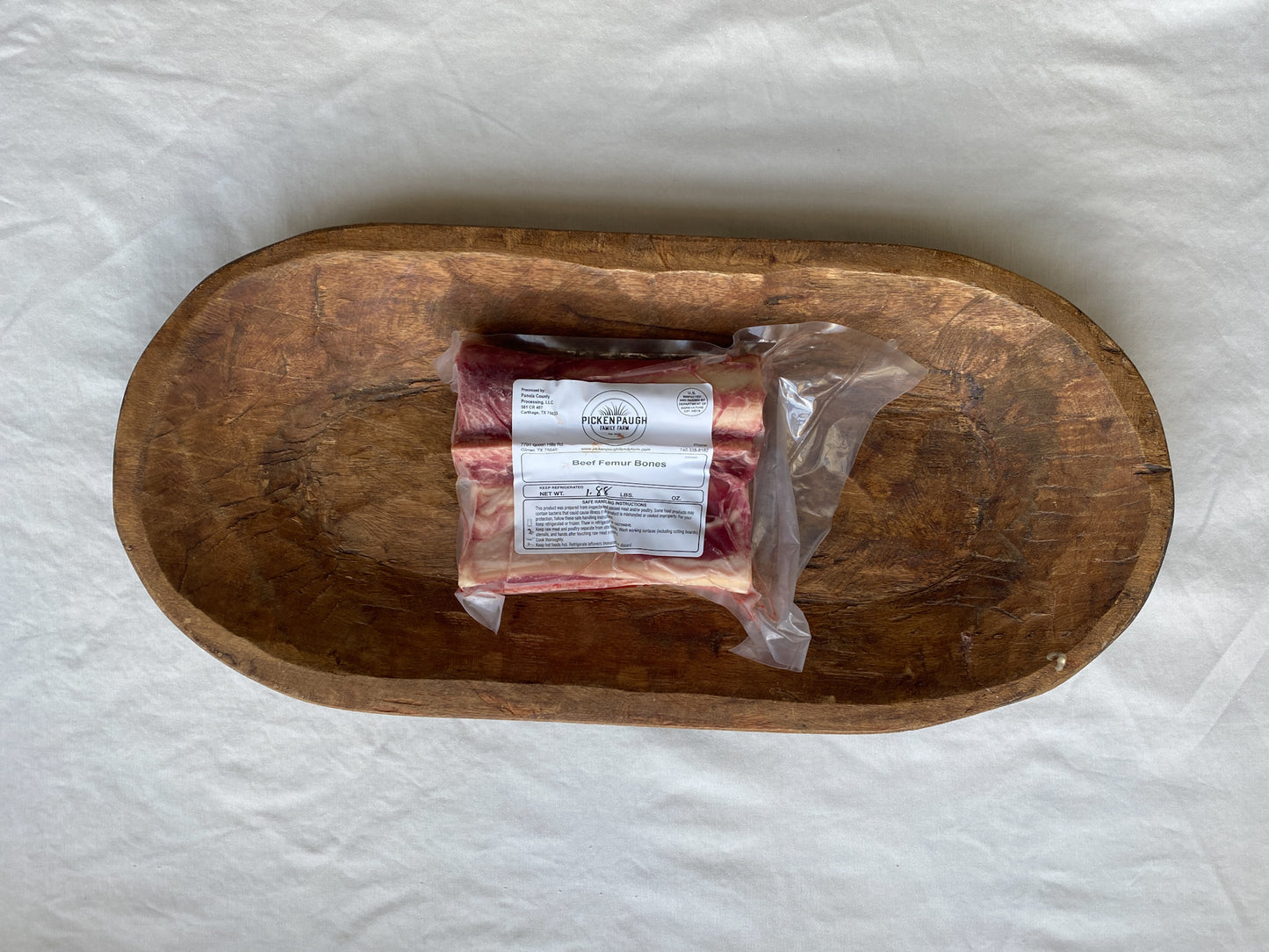 Beef Canoe Cut Femur Bones