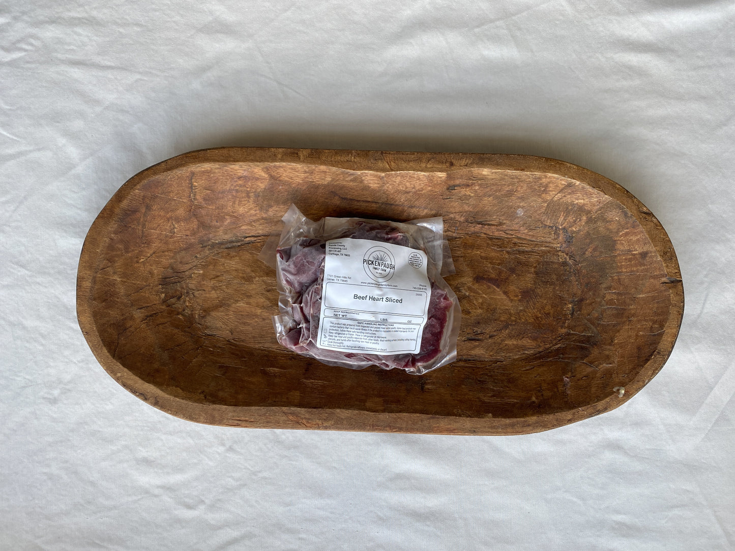 Beef Heart Sliced