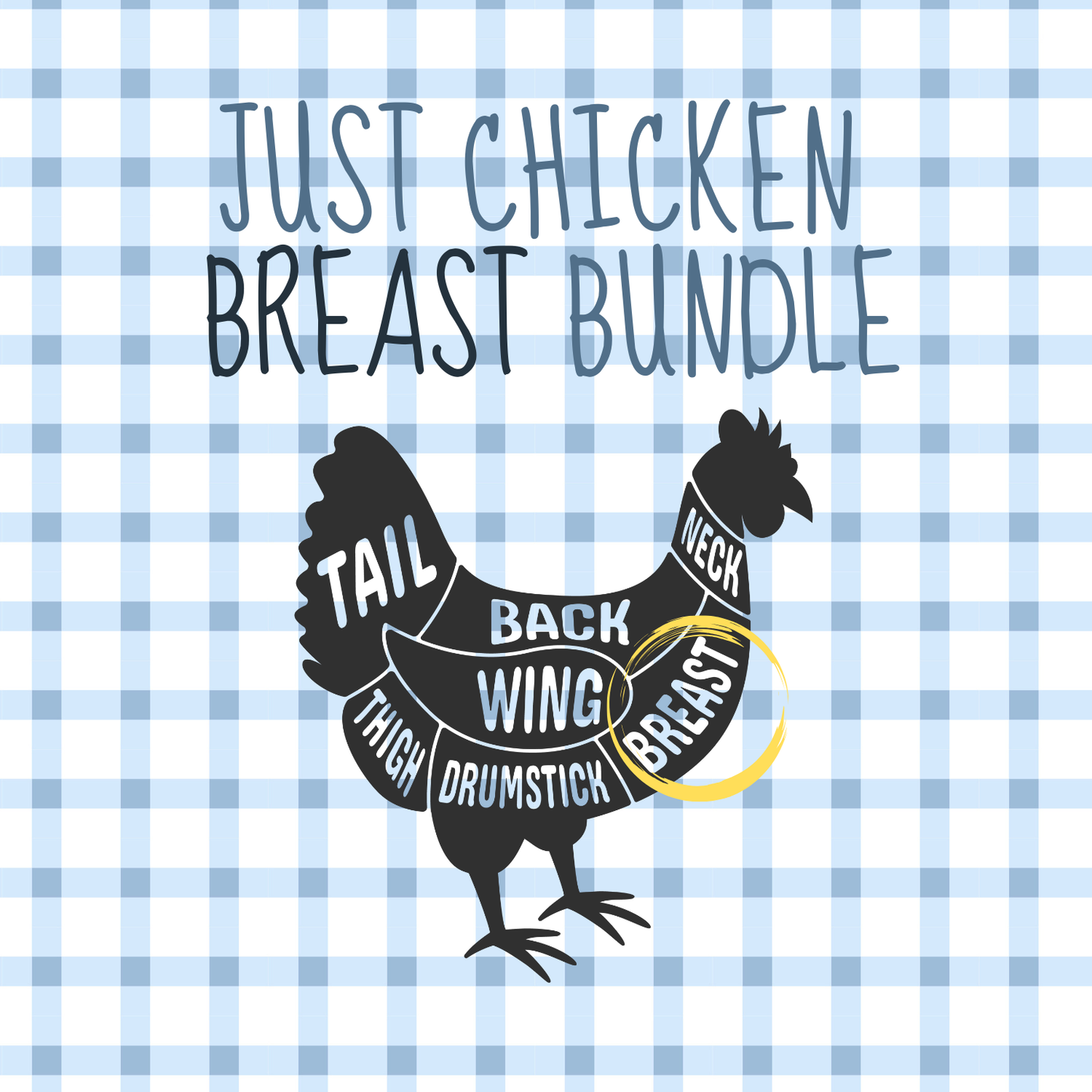 Just Chicken Breast 5 LB Bundle