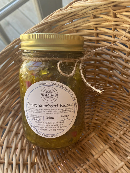 Sweet Zucchini Relish