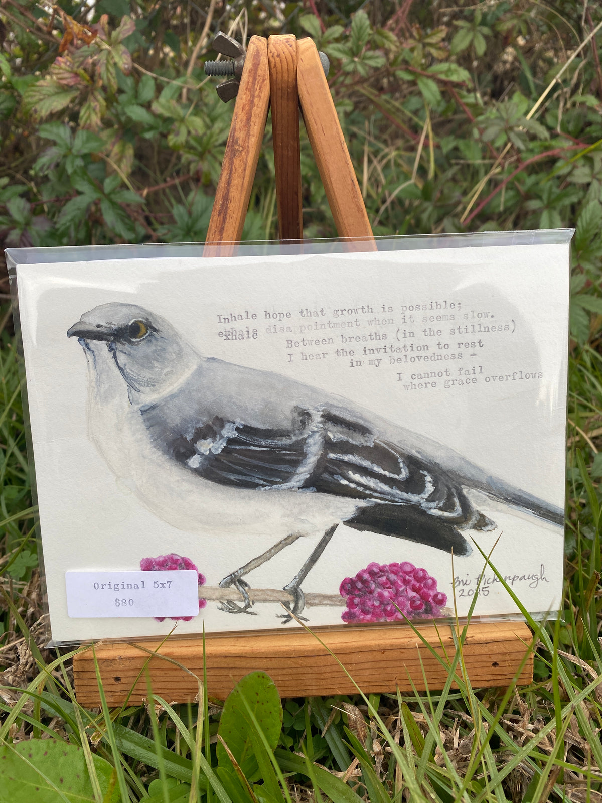 {Mockingbird 2025} Original Watercolor + Typewriter Poem – Pickenpaugh ...