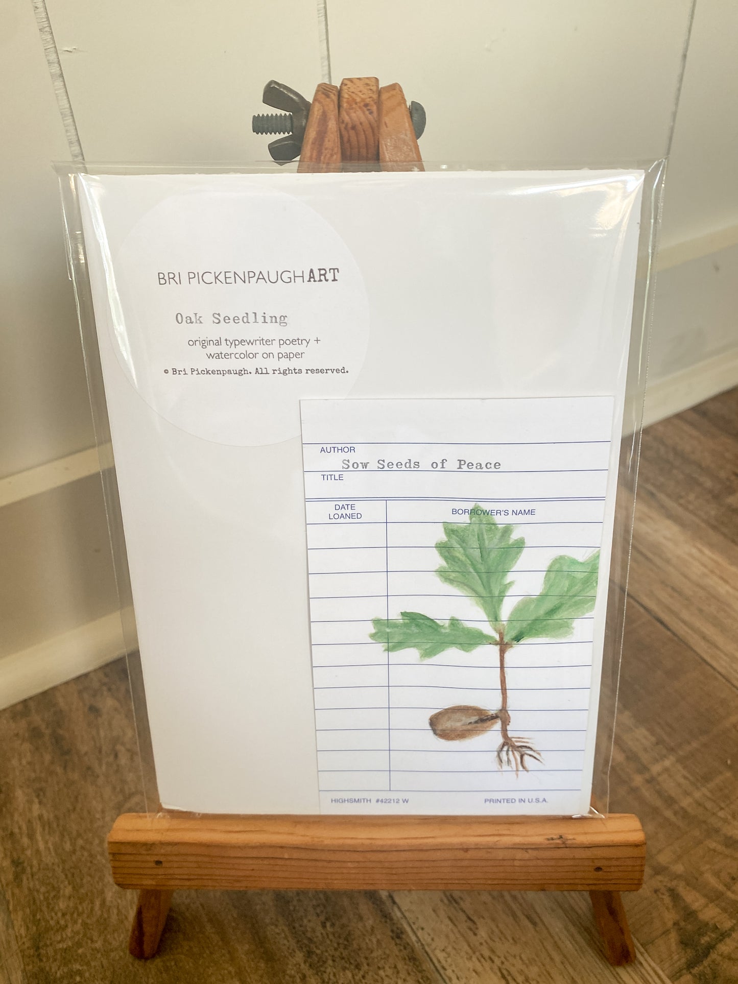 Original Watercolor Bookmark