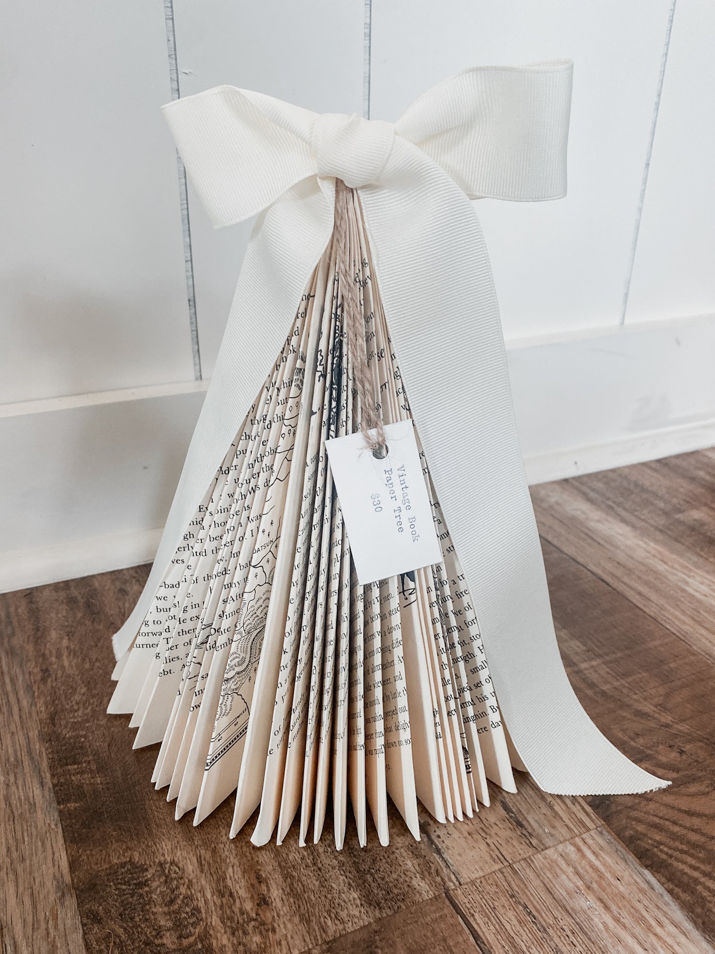 Vintage Book Tree